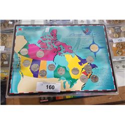 COMPLETE CANADIAN PROVINCIAL QUARTER SET