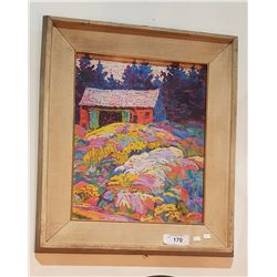 GROUP OF 7 COLOURED LITHOGRAPH BY LAUREN HARRIS