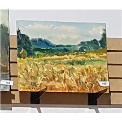 ORIGINAL OIL ON BOARD LITHUANIAN ARTIST SIGNED