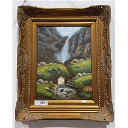 GILT FRAMED OIL ON CANVAS