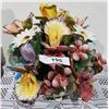 Image 1 : CAPODIMONTE FLORAL CENTREPIECE