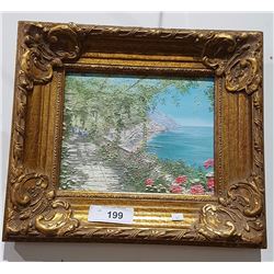 GILT FRAMED OIL ON CANVAS