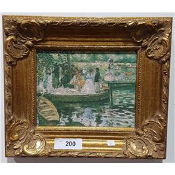 GILT FRAMED OIL ON CANVAS