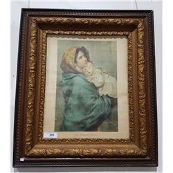 FRAMED PRINT TITLED WONDERFUL HEROINE