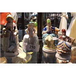 4 OCCUPIED JAPAN FIGURINES