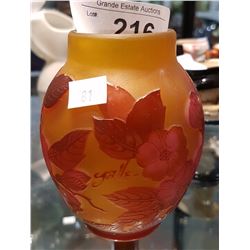 SIGNED GALLE VASE