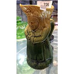 C.1855 ENGLISH FIGURAL PITCHER