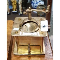 BRASS COFFEE GRINDER
