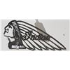 Image 1 : STEEL INDIAN MOTORCYCLE SIGN