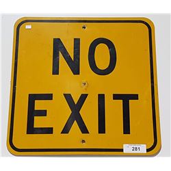 NO EXIT SIGN
