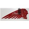 Image 1 : STEEL INDIAN MOTORCYCLE SIGN POWDER COATED