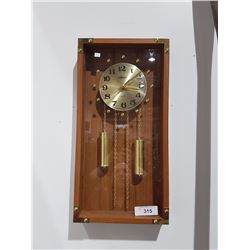 ALPINE WALL CLOCK W/ QUARTZ MOVEMENT