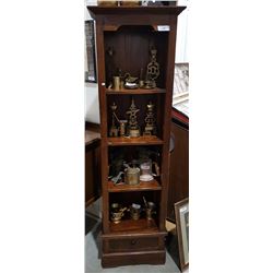 FOUR TIER DISPLAY SHELF W/ DRAWER 71 " IN HEIGHT