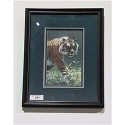 SIGN LIMITED EDITION TERRY ISAAC TIGER PRINT