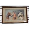 Image 1 : FRAMED HORSE PRINT