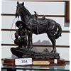 Image 1 : COWBOY STATUE IN RESIN