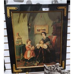 VINTAGE FRAMED PRINT