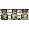 Image 1 : SET OF 6 SMALL GILT FRAME OIL ON CANVAS