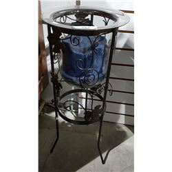 WROUGHT IRON CANDLE STAND