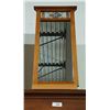 Image 1 : WALL MIRROR WITH STAIN GLASS ACCENT