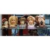 Image 1 : LOT OF FIVE HEAD VASES