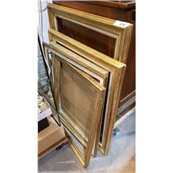 FIVE LARGE PICTURE FRAMES