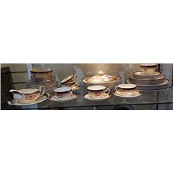APROX 43 PIECE SET OF ALFRED BEACON CHINA HTHOL PATTERN