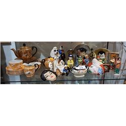 SHELF OF OCCUPY JAPAN COLLECTABLES