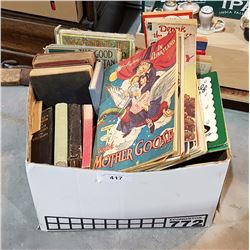 BOX OF VINTAGE BOOKS