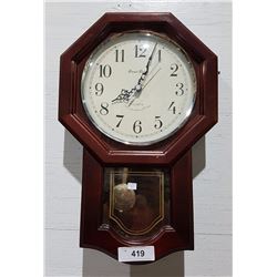 DANIEL DAKOTA WALL CLOCK w/ WESTMINSTER CHIME
