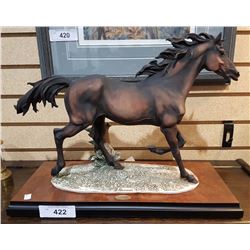 SIGNED LIMITED EDITION G.ARMANI HORSE STATUE