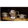 Image 1 : 15 PIECE HAND PAINTED ASIAN TEA SET