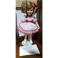 SHIRLEY TEMPLE STAND UP AND CHEER COLLECTOR DOLL