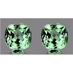 Natural Healing Green Amethyst Pair 7.90 Cts - VVS