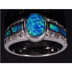 Stunning Fire Opal Ring