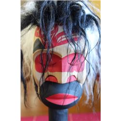 West Coast Native Whale Hunter Spirit Pook Oobs Rattle