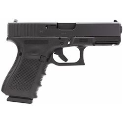Glock PG1950201 G19 Gen 4 9mm 4.01" 10+1 FS Modular Backstrap Blk