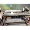 Image 1 : Rolling Cart with Pipe Vise and contents