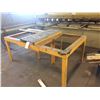 Image 2 : Steel work table on casters 80” X 51” X 36”
