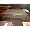 Image 1 : 96" x 50" x 32" Tall Steel Tube Table w/ Wood Top