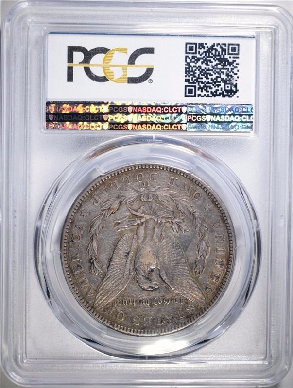 1889CC SILVER DOLLAR PCGS XF 40 RARE, KEY COIN GRADES XF/AU 45