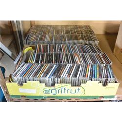 TWO LARGE TRAYS OF CDS