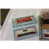 Image 2 : TWO TRAYS OF MODEL TRAIN TRACKS AND CARS