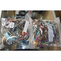 TWO BAGS OF JEWELLRY