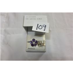 TWO LADIES RINGS