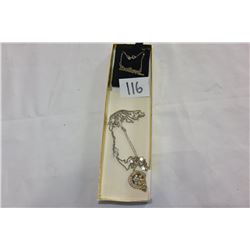 STERLING BELIEVE NECKLACE AND TWO OTHER NECKLACES