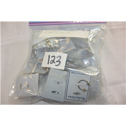 TWO BAGS OF PIERCINGS