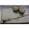 Image 1 : BONGO DRUM AND TRUMPET