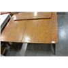 Image 1 : OAK DINING TABLE W/ LEAF
