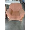 Image 1 : PAIR OF VINTAGE OVER STUFFED ARMCHAIRS